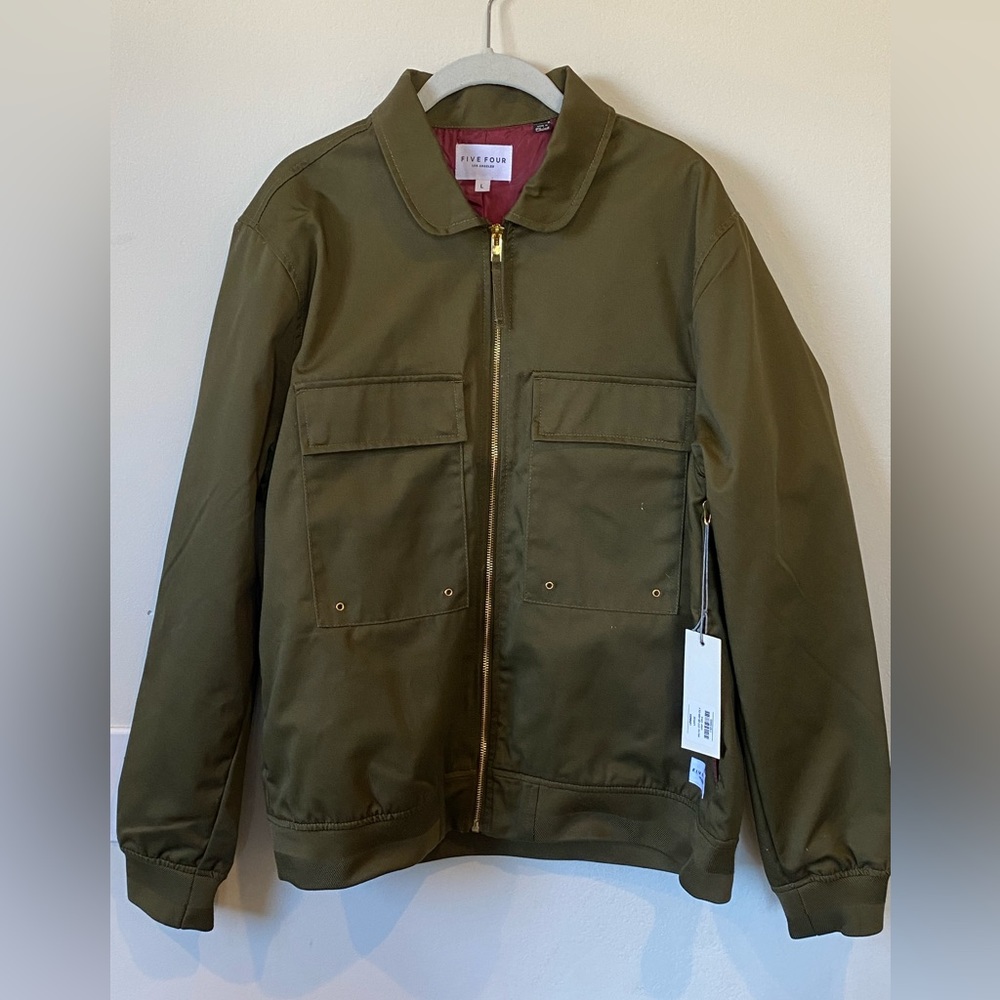 Five Four utility jacket army green